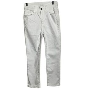 Edwin Jeans Womens Size 25 White Wash Denim Casual Straight‎ Leg Pants